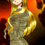 こちらのイラストは一次小説のキャラのリリア。
2014年のハロウィンイラストになります。 2014年ハロウィン絵
