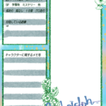 オリキャラ紹介用に自作したテンプレートの原本。