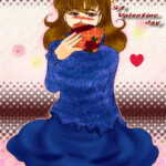 こちらのイラストはまだキャラだけの状態。名前は白鳥深雪。
イラストの初出は2011年2月14日。携帯サイトとpixivにて展示済み。 深雪バレンタイン絵