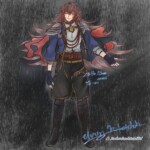 グラブルの方のユリウスを全身像で描いたもの。オンライングラフェスで公式キャストがついたのを見て勢いで描きあげました。 ユリウス全身像
